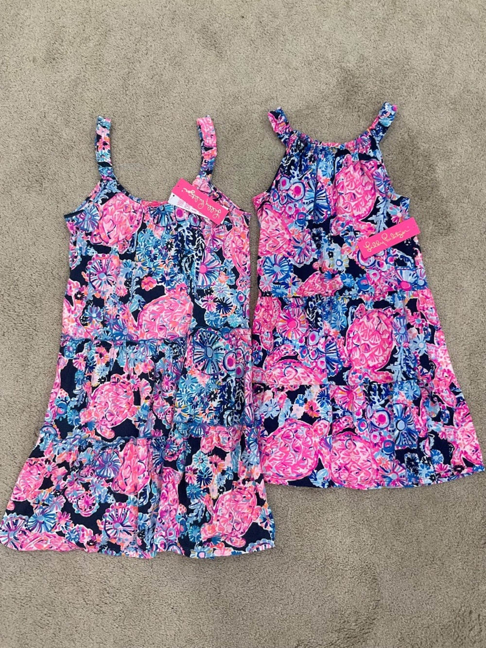 NWT Lilly Pulitzer Mommy & Me Loro dress Womens xs and Girls xl